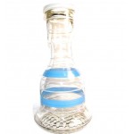 Cristal cachimbas 30cm transparente azul